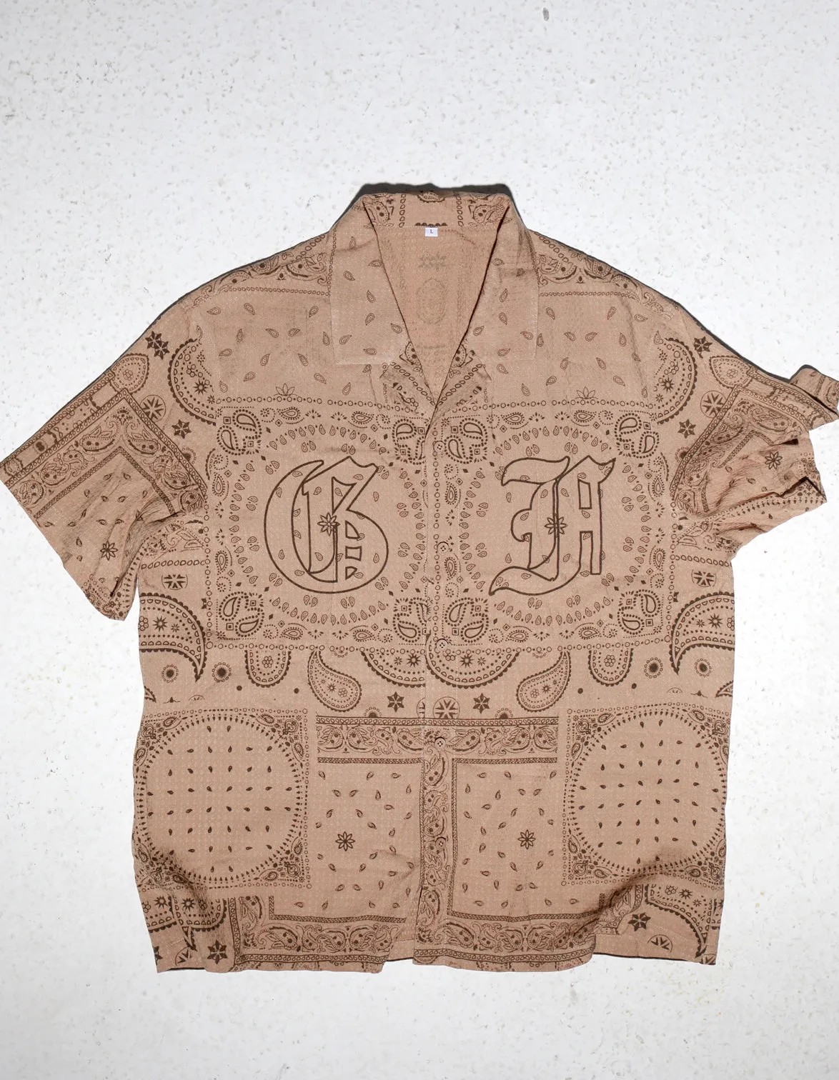 PAISLEY BUTTON UP