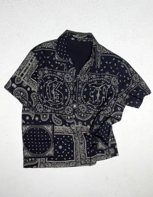 PAISLEY BUTTON UP