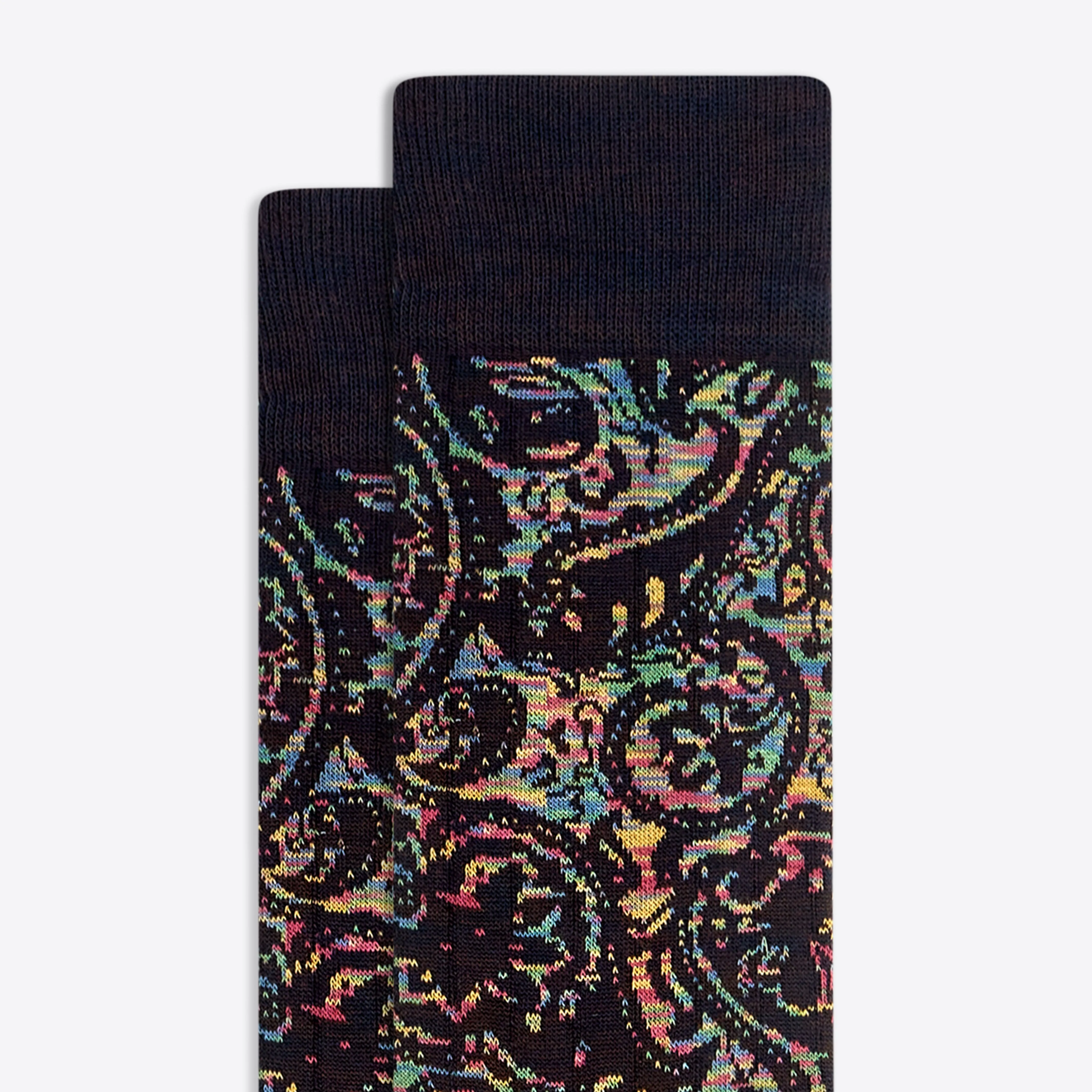 Paisley Mid-Calf Socks