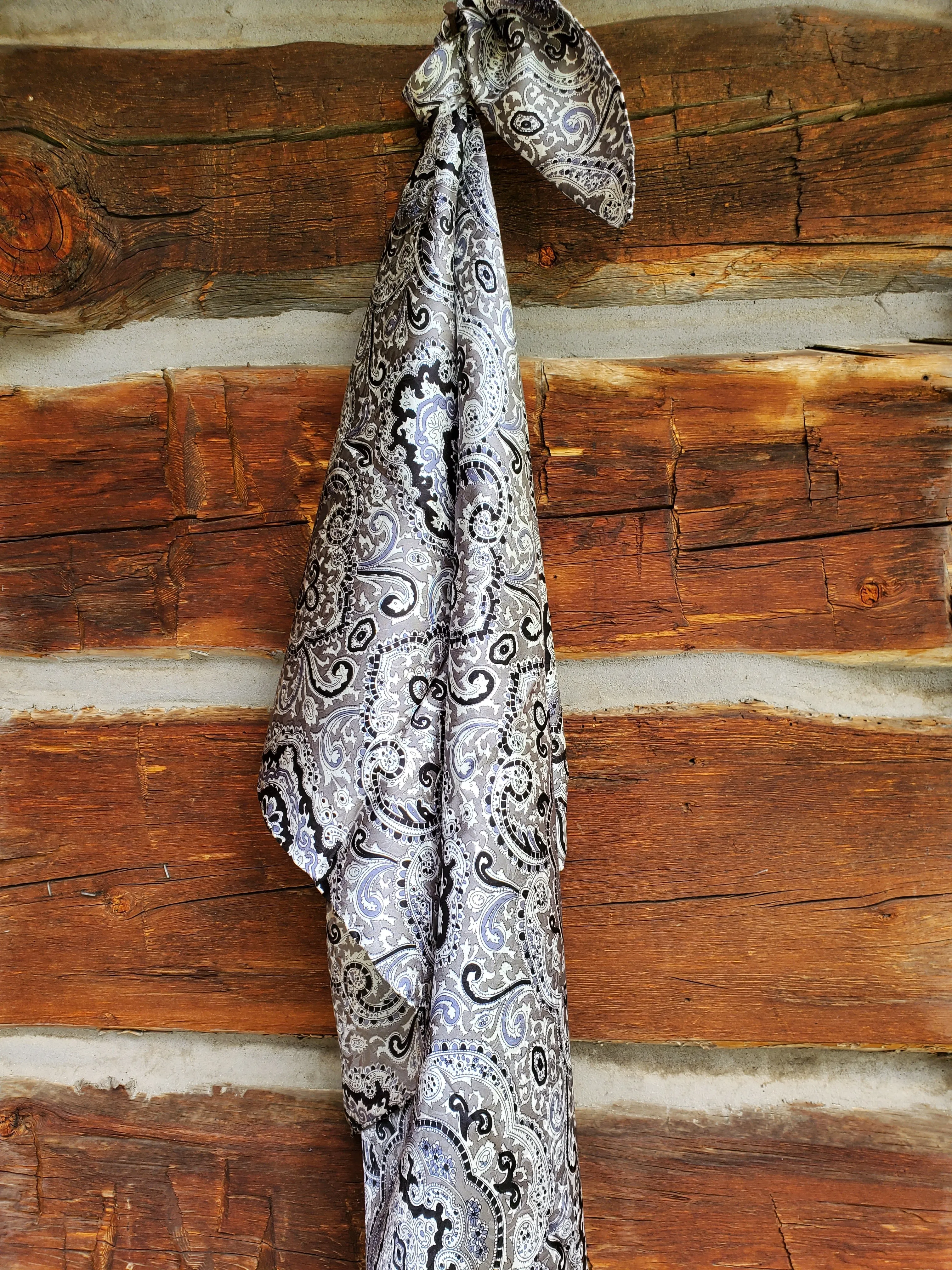 Paisley Silk Wild Rag Scarf