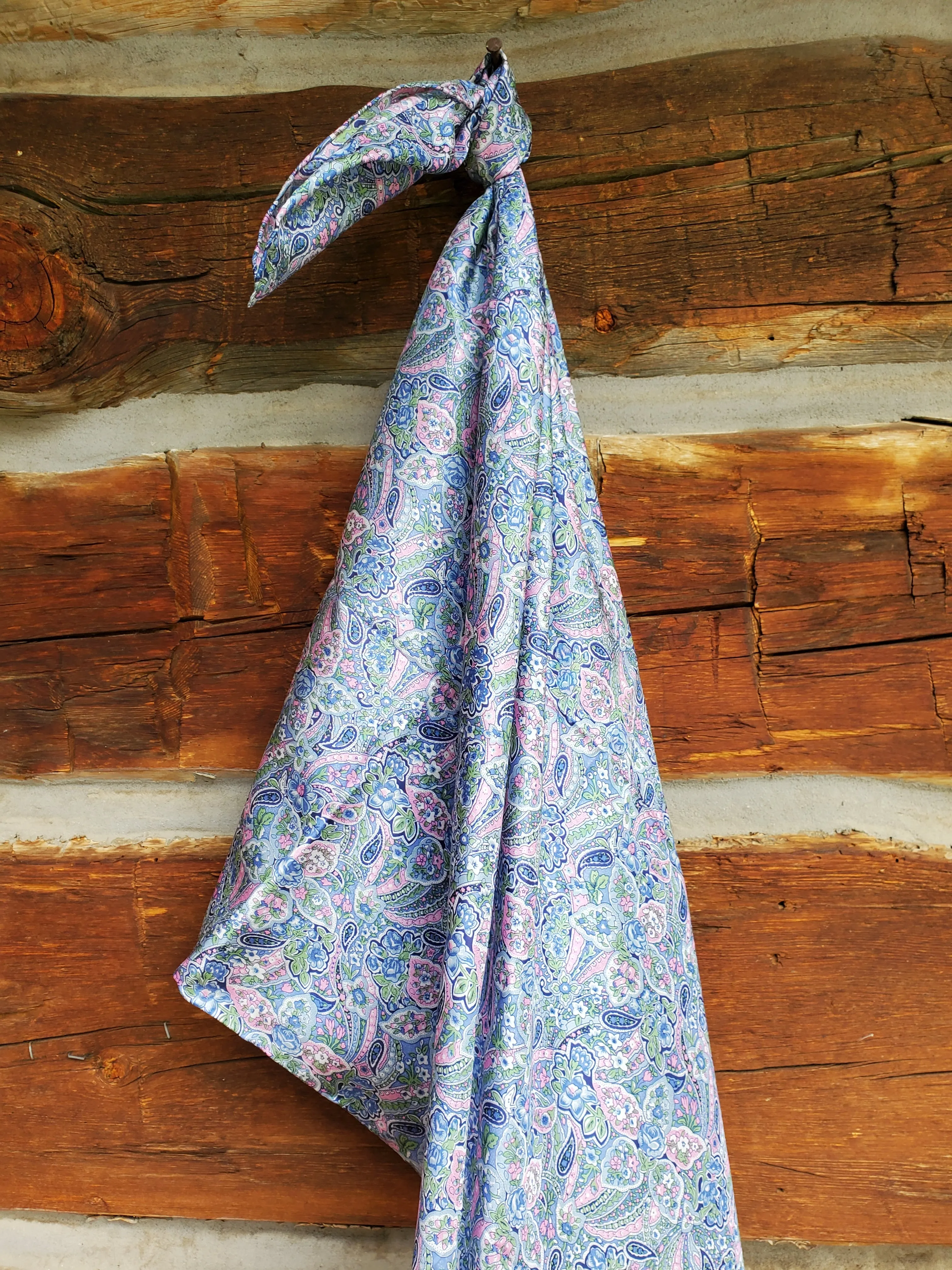 Paisley Silk Wild Rag Scarf