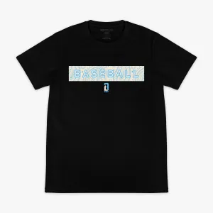 Paisley Tee - Black/Bone/Light Blue