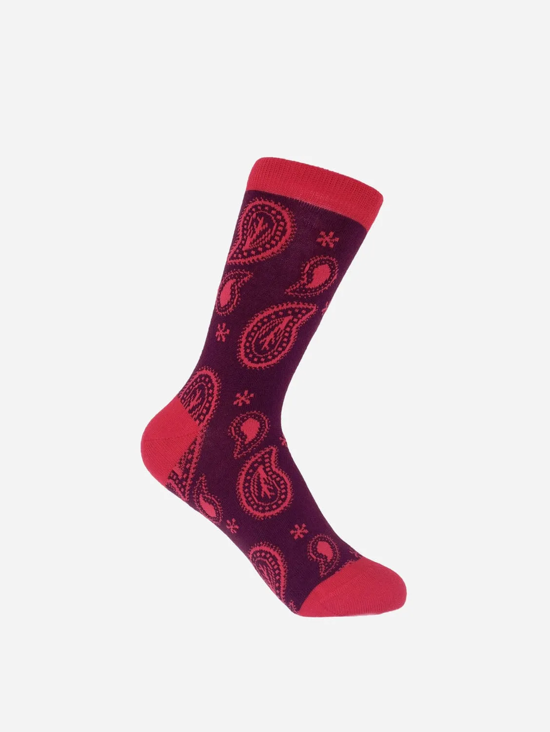 Paisley Women's Organic Cotton Sock Gift Box | Multiple Colours