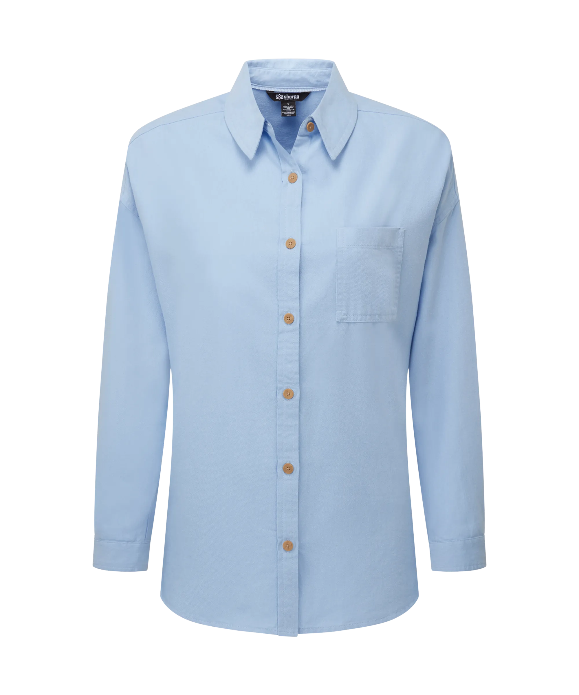 Palmo Long Sleeve Shirt - Sky