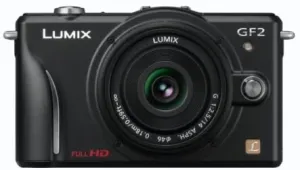 Panasonic Lumix DMC-GF2 Mirrorless Camera W/14mm Lens (Black)
