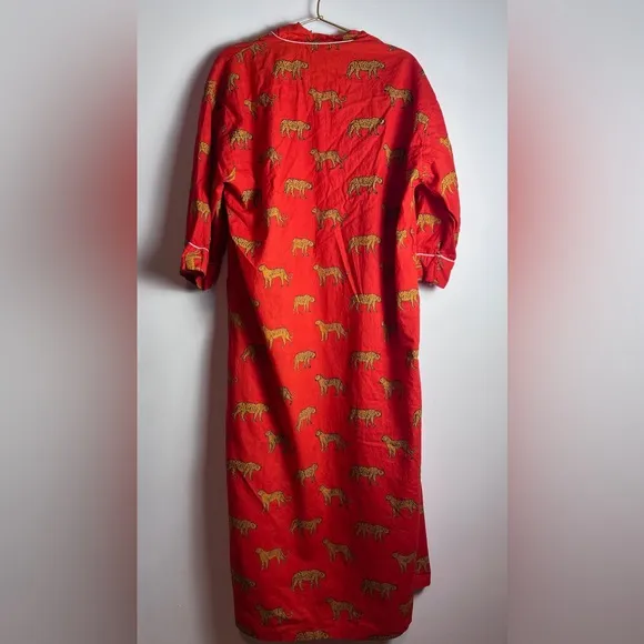 Panther Red Kimono Cotton