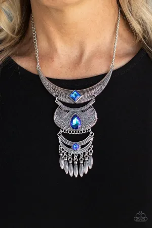 Paparazzi - Lunar Enchantment - Blue Necklace