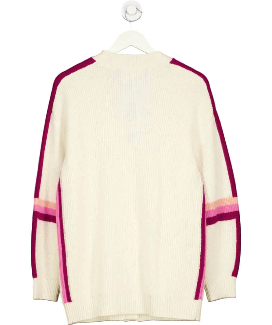 Paper London Cream Daffodil Cardigan 100% Merino Wool UK XS