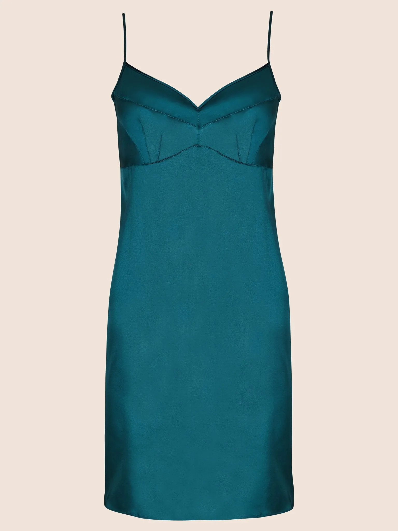 Parasol Rose Grace Silk Slip Chemise