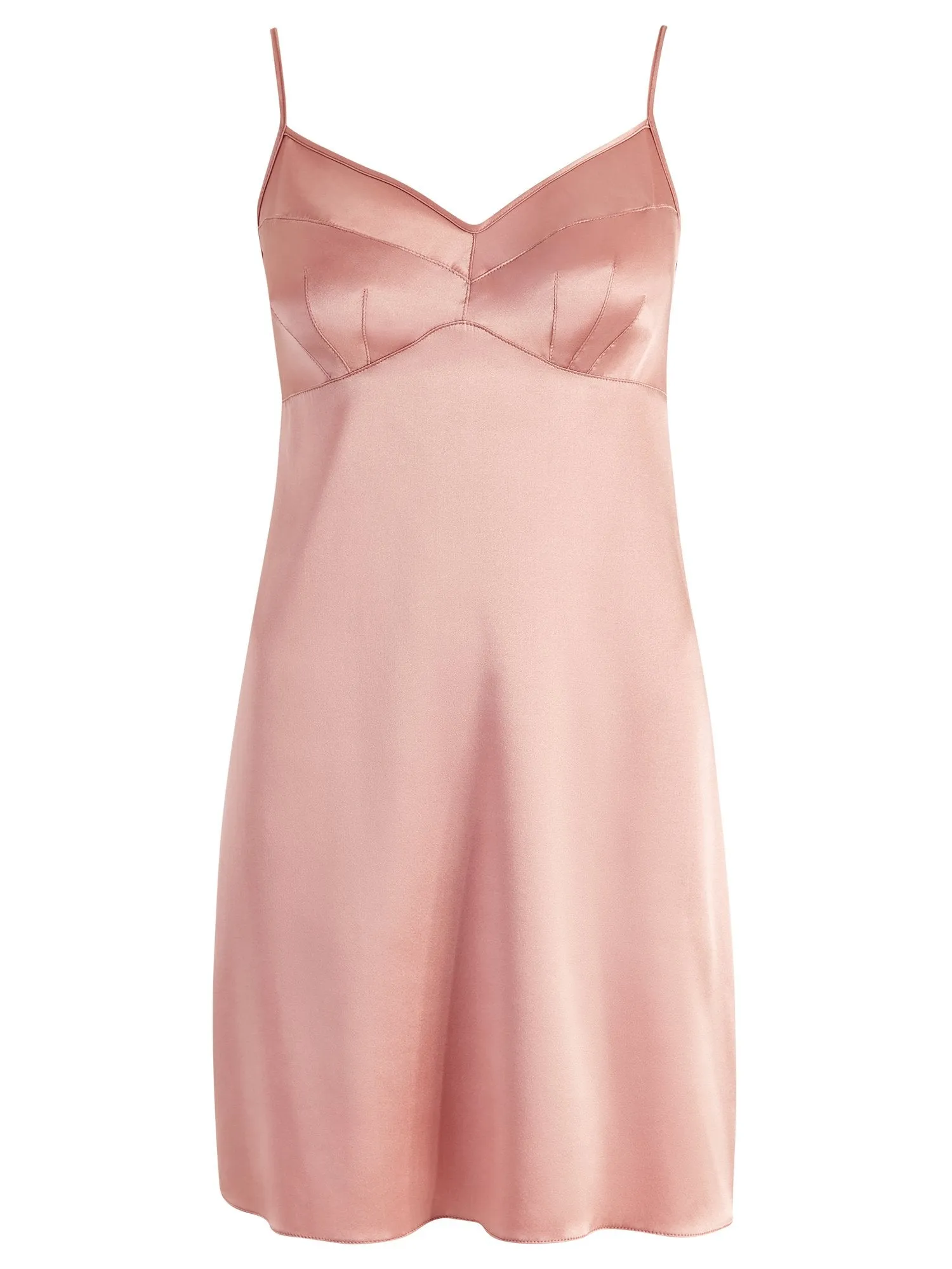 Parasol Rose Grace Silk Slip Chemise