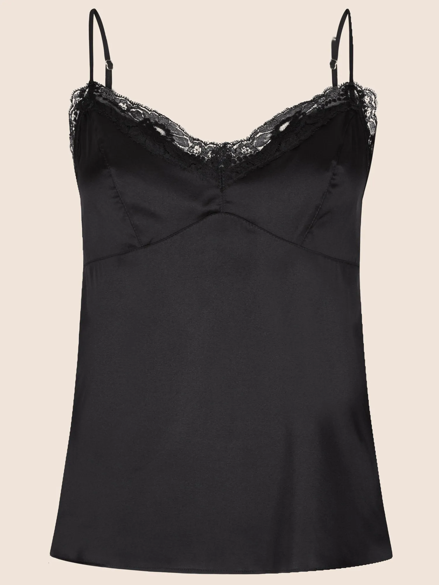Parasol Rose Sophia Silk Camisole