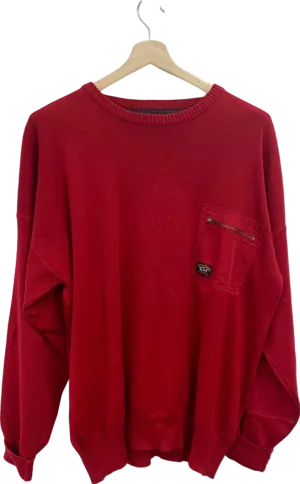 Paul & Shark Red Yachting Sweater UK L/XL