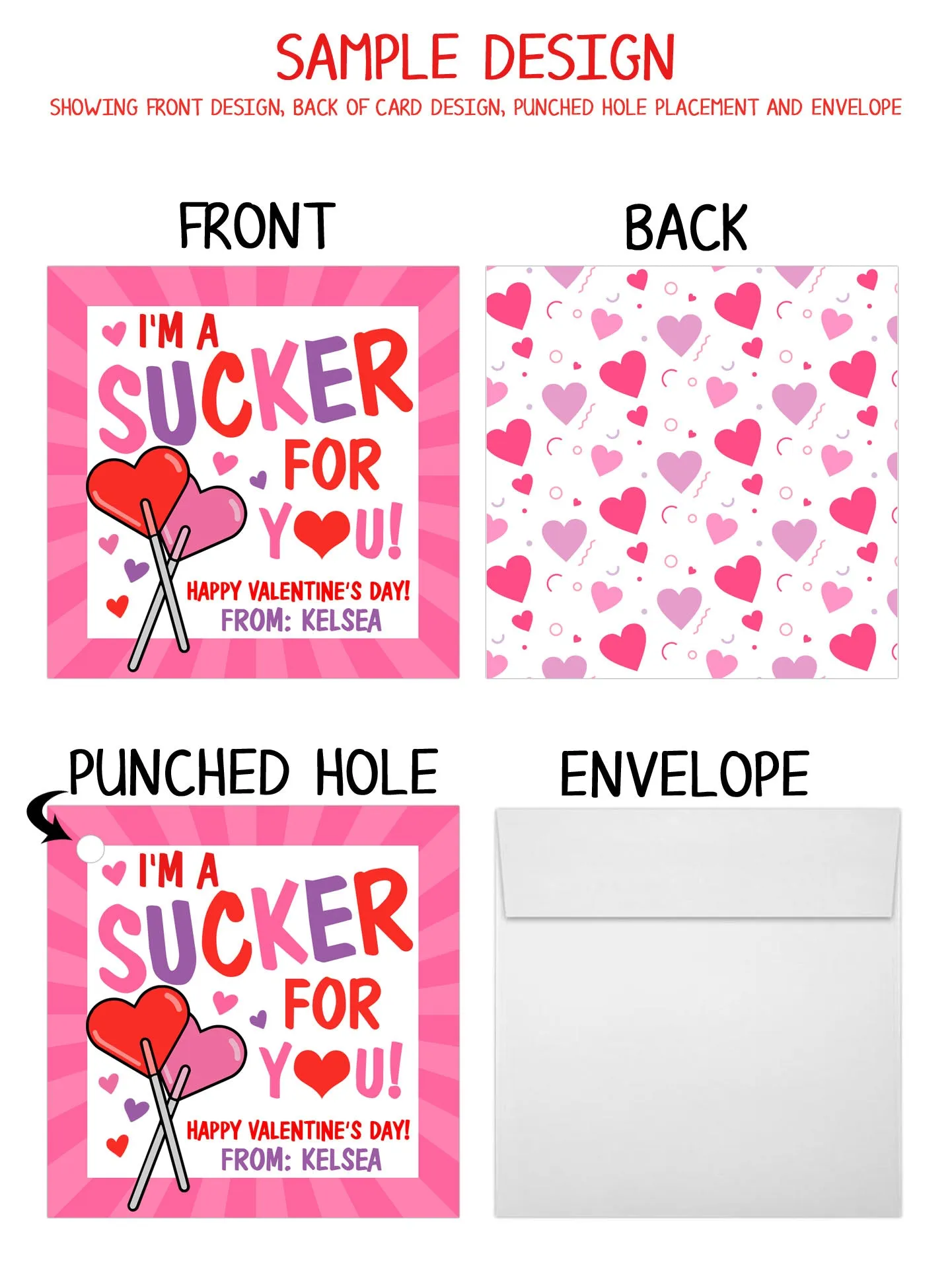 Personalized You Are A Real Smartie Valentine's Day Tags, Valentine Cards