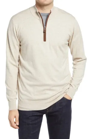 Peter Millar Mens Sonoma Quarter 1/4 Zip Pullover