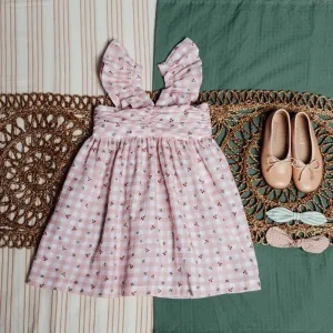 Pink Flower Dress by Birinit Petit *LAST PIECE 8 years*