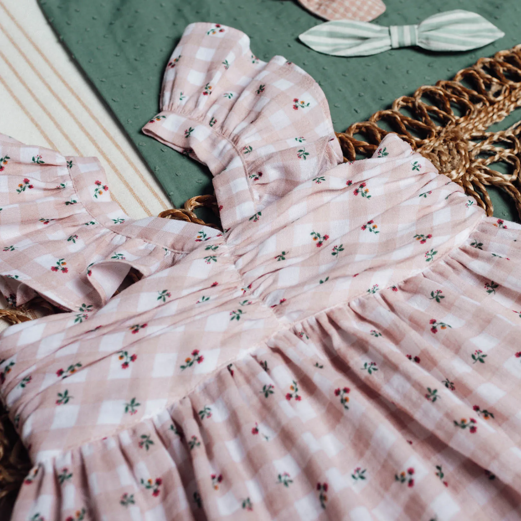 Pink Flower Dress by Birinit Petit *LAST PIECE 8 years*