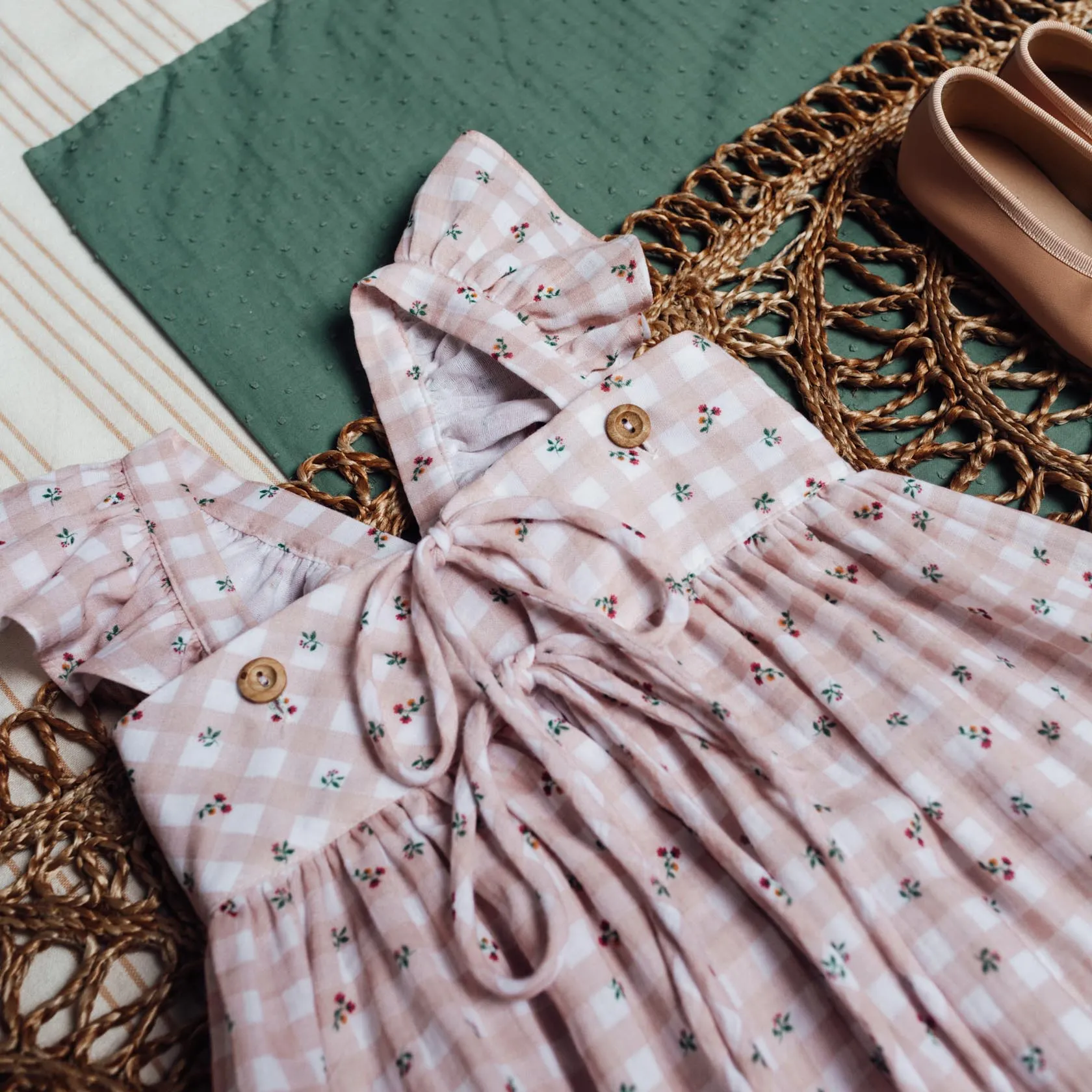 Pink Flower Dress by Birinit Petit *LAST PIECE 8 years*