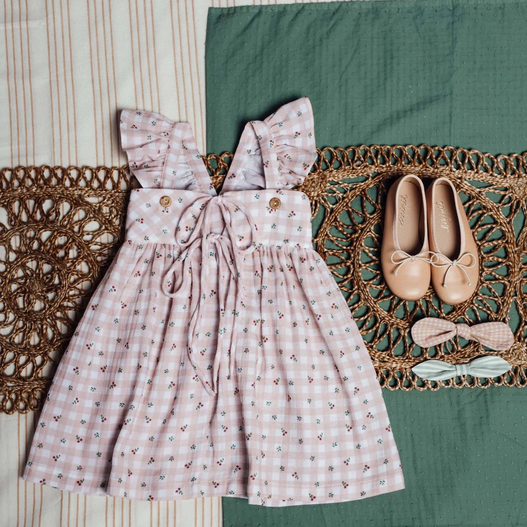 Pink Flower Dress by Birinit Petit *LAST PIECE 8 years*