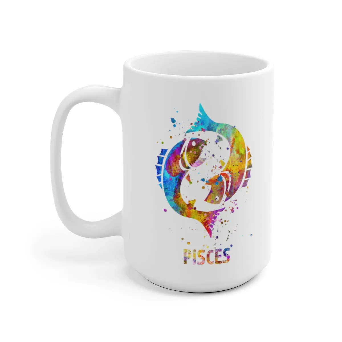 Pisces Zodiac Sign Mug - 11 oz, 15 oz