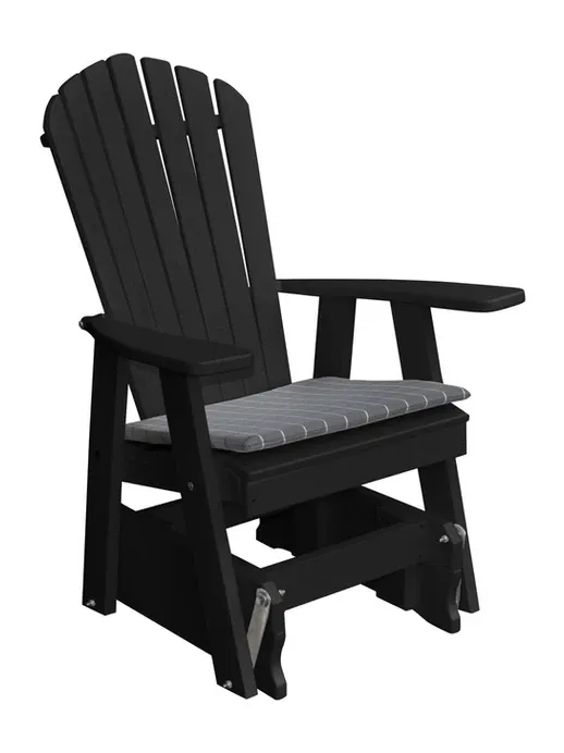 Poly Outdoor Adirondack Gliding Chair - Solid Color