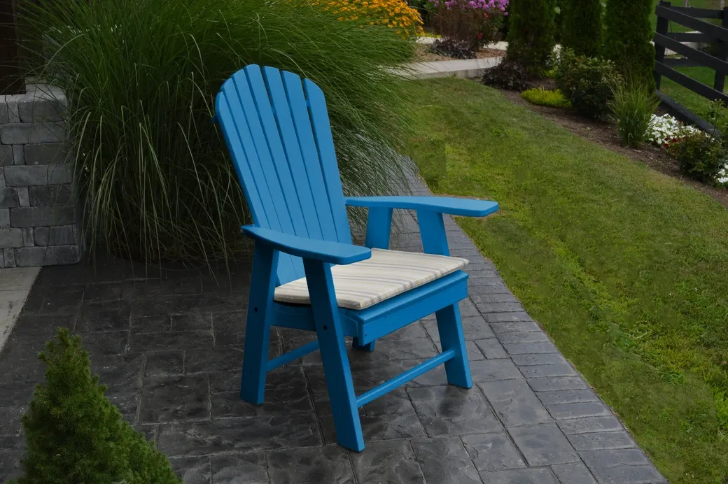 Poly Outdoor Upright Adirondack Chair - Solid Color