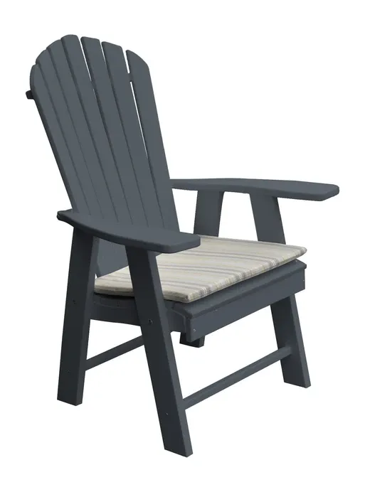 Poly Outdoor Upright Adirondack Chair - Solid Color