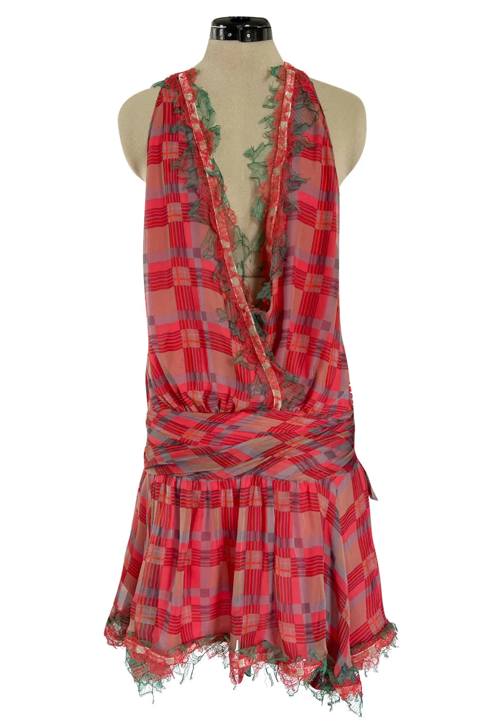 Pre-Fall 2011 Christian Dior by John Galliano Lookbook Mini Dress w Plunge Front & No Back