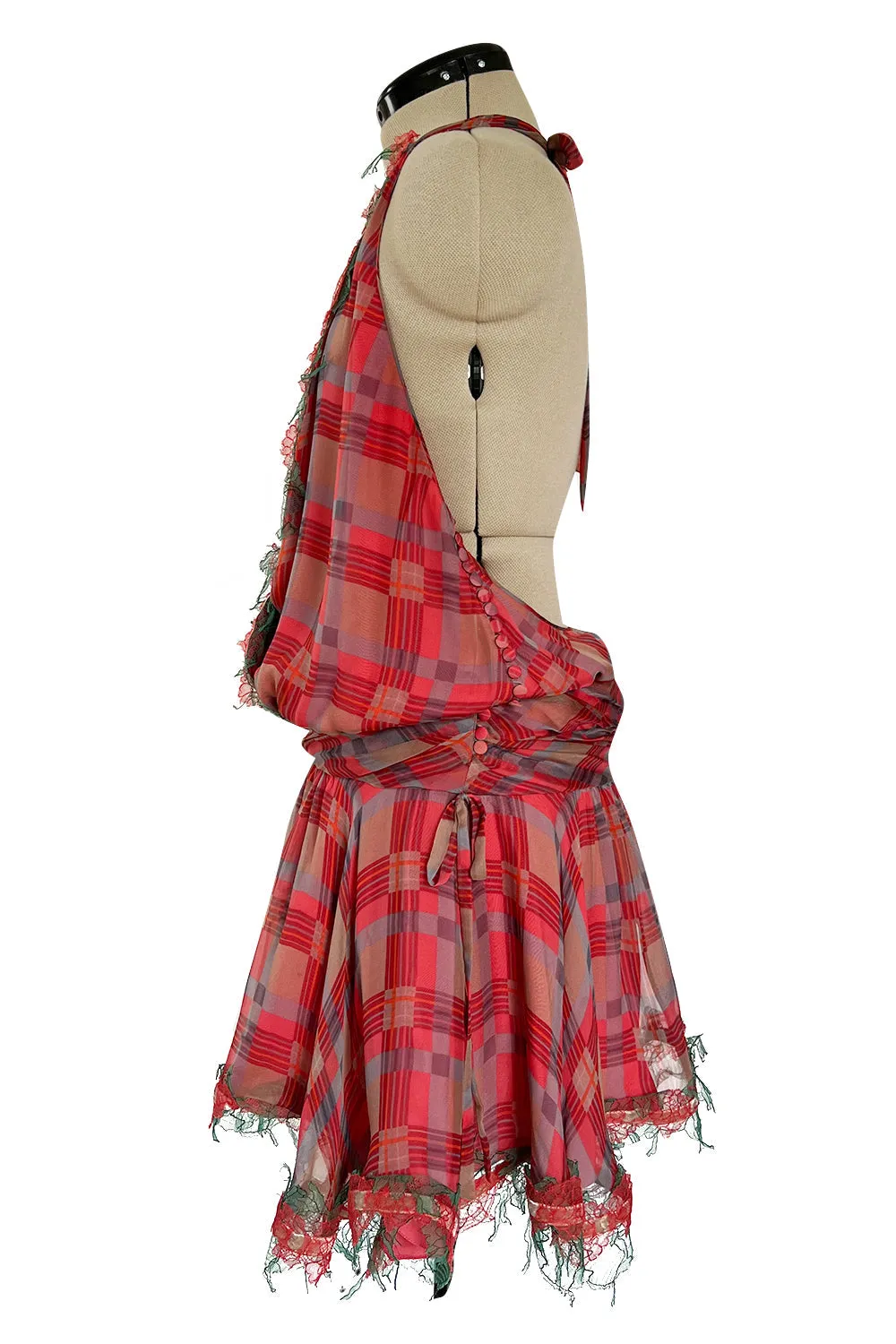 Pre-Fall 2011 Christian Dior by John Galliano Lookbook Mini Dress w Plunge Front & No Back