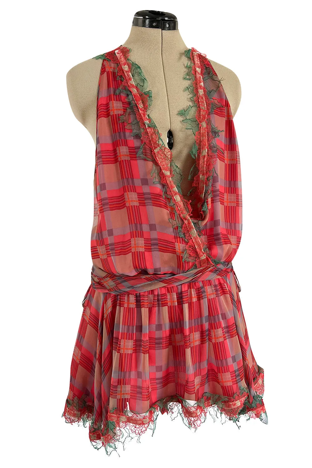 Pre-Fall 2011 Christian Dior by John Galliano Lookbook Mini Dress w Plunge Front & No Back