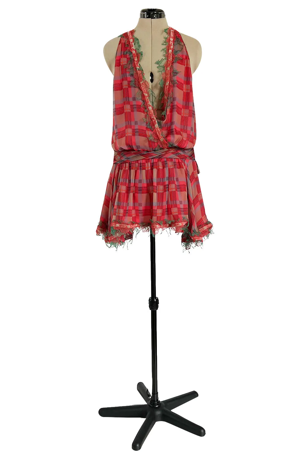 Pre-Fall 2011 Christian Dior by John Galliano Lookbook Mini Dress w Plunge Front & No Back