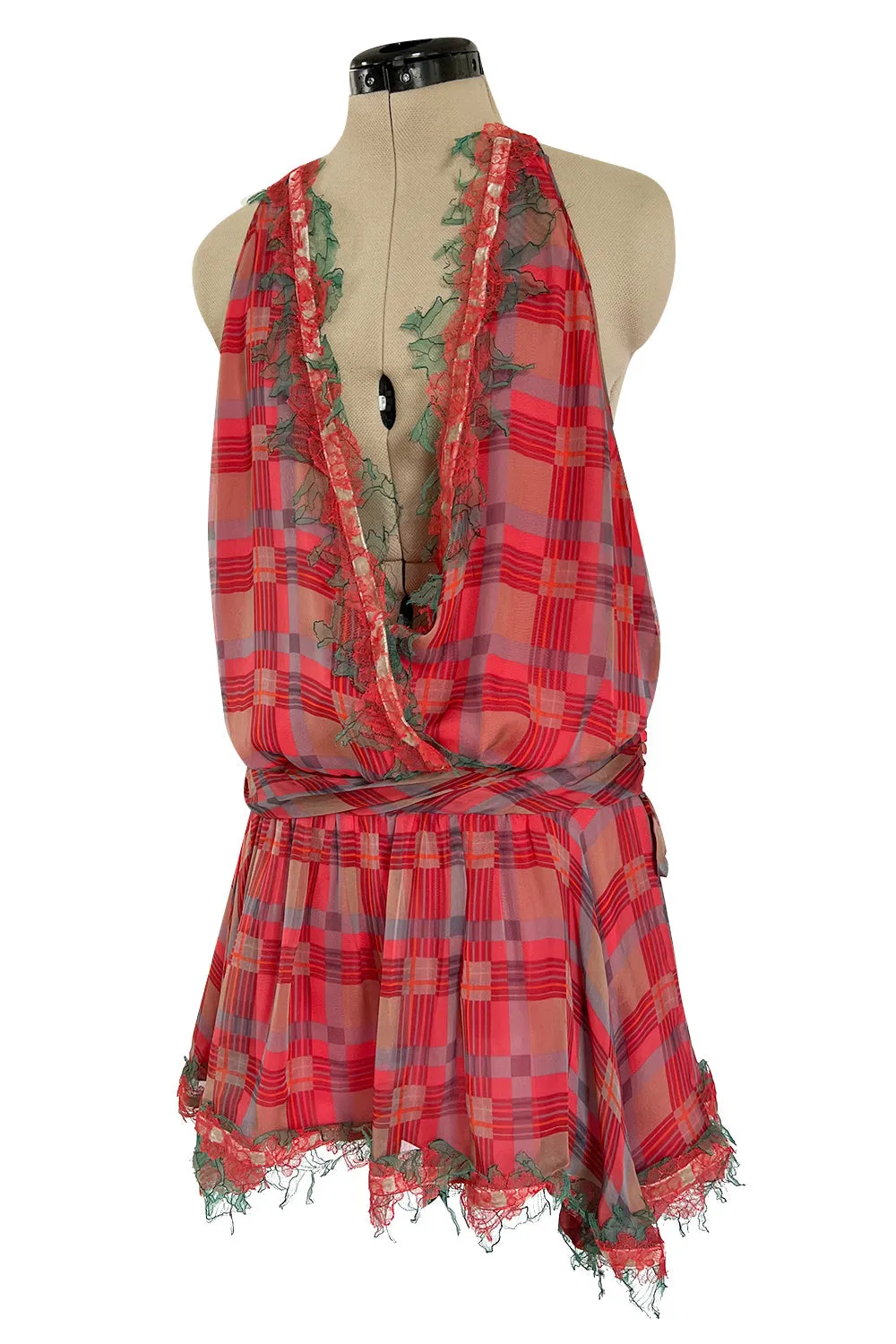 Pre-Fall 2011 Christian Dior by John Galliano Lookbook Mini Dress w Plunge Front & No Back
