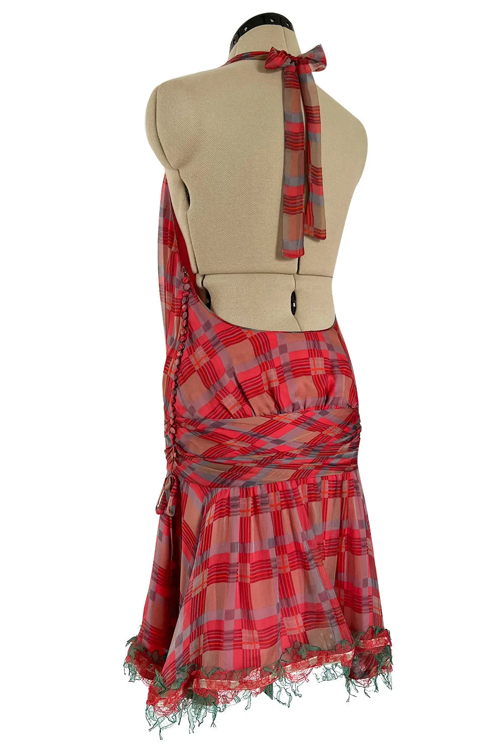 Pre-Fall 2011 Christian Dior by John Galliano Lookbook Mini Dress w Plunge Front & No Back