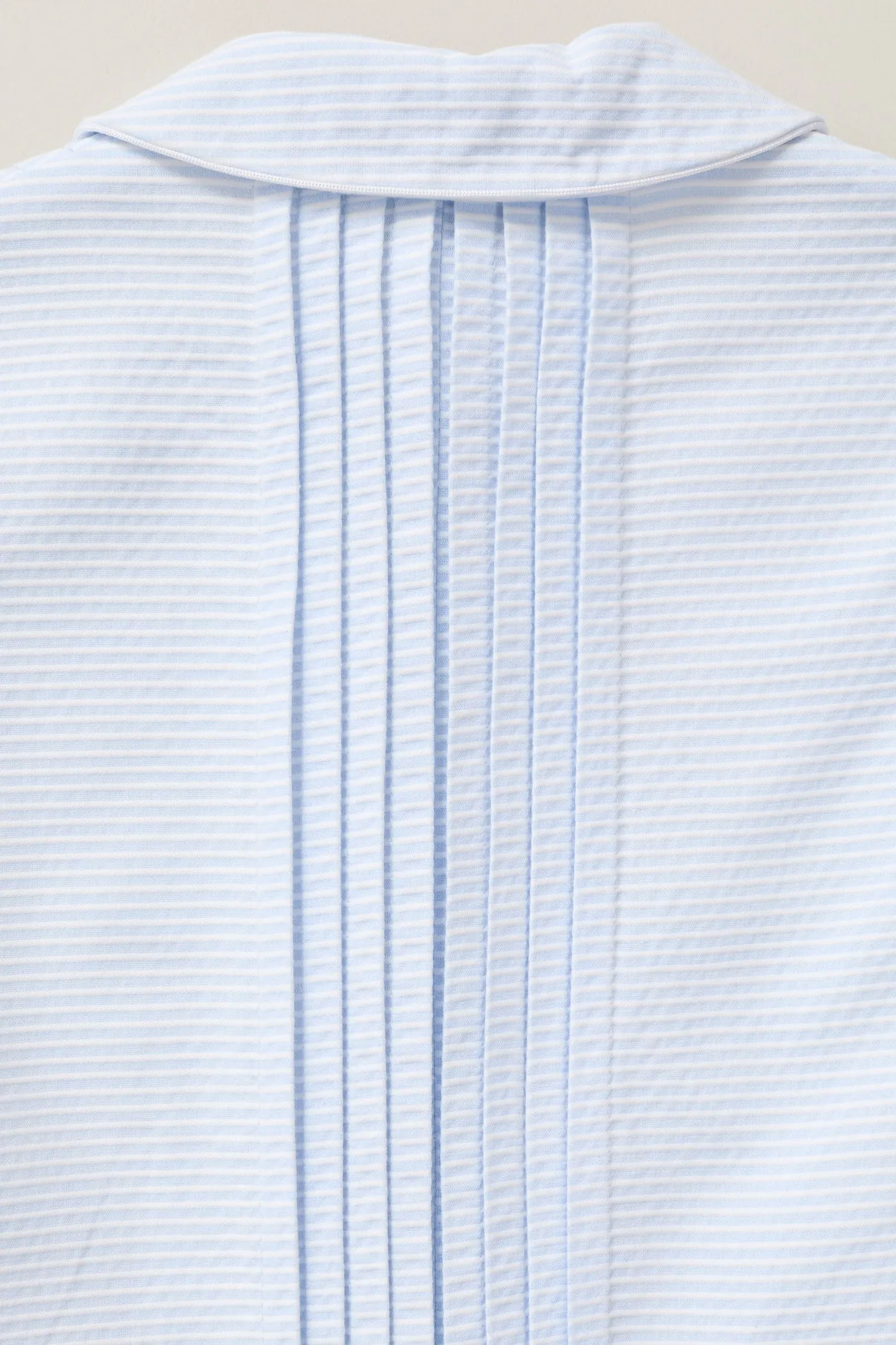 Pretzel Dress in Sky  Blue Stripe