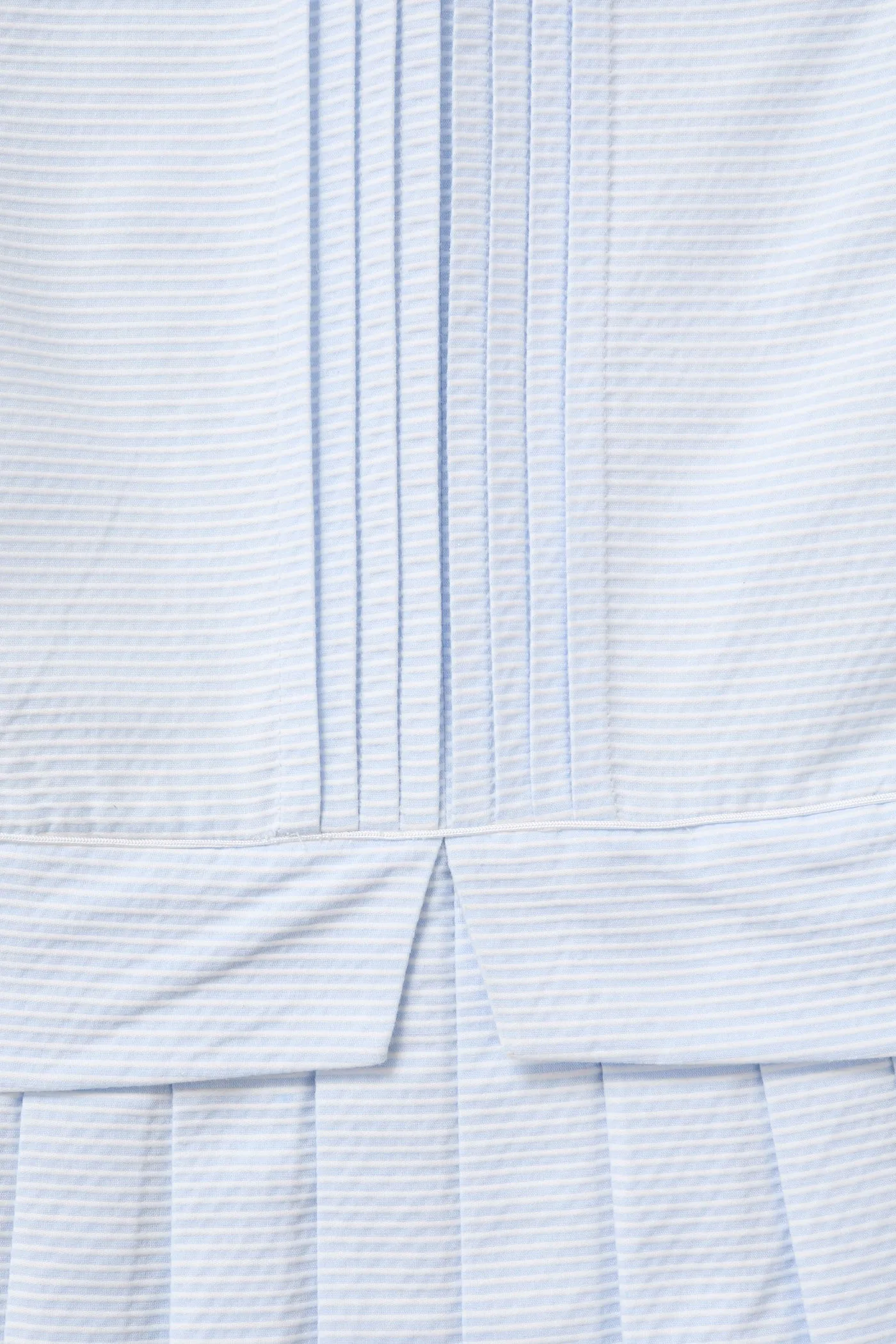 Pretzel Dress in Sky  Blue Stripe