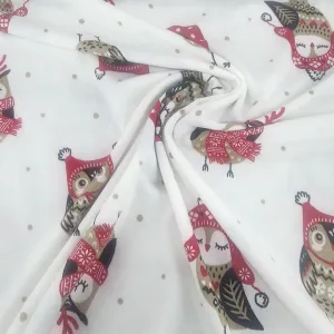 Printed Owl Dty Fabric 160cm