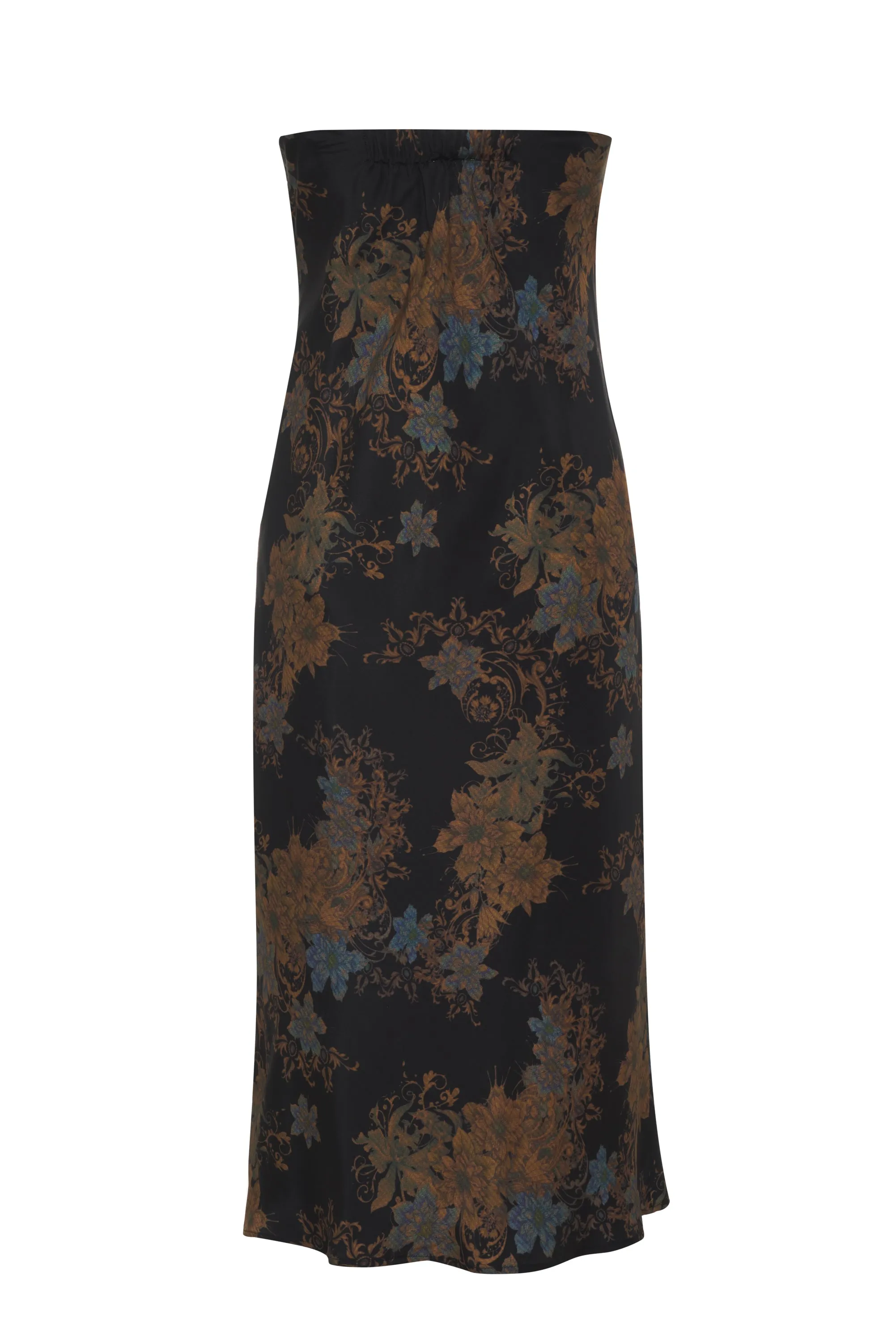Printed Taylor Pillar Dress Black Victorian