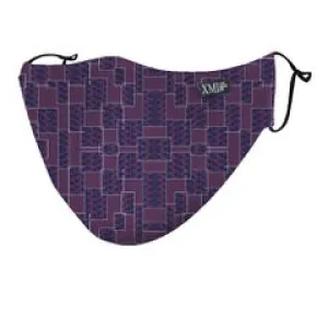 Purple Maze printed mask
