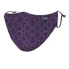 Purple Maze printed mask