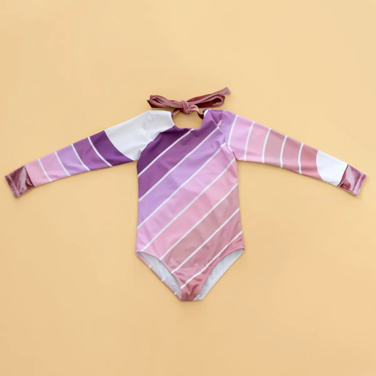 Purple Sands Rainbow One Piece Long Sleeve