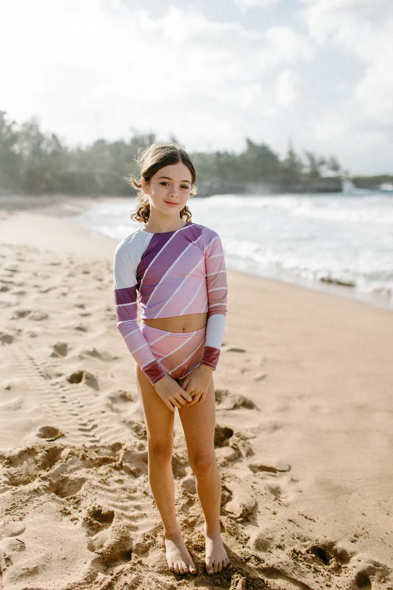 Purple Sands Rainbow Two Piece Swimsuit