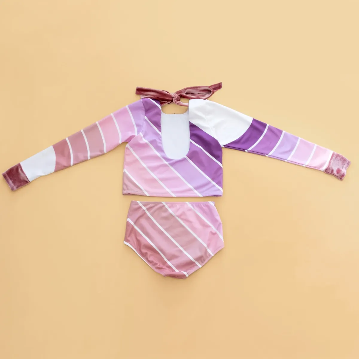 Purple Sands Rainbow Two Piece Swimsuit