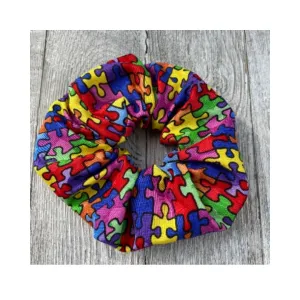 Puzzle Piece Scrunchie Autism Awareness
