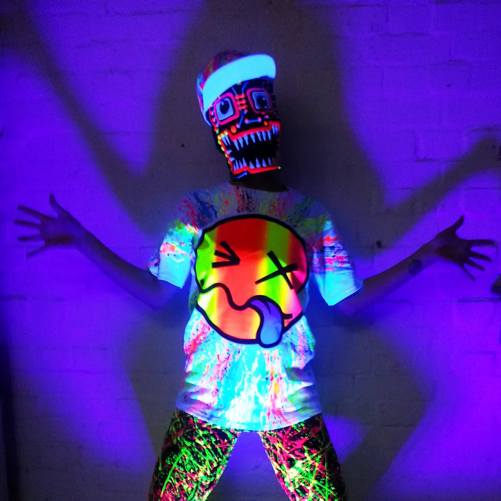 RAINBOW TONGUE T-SHIRT WHITE