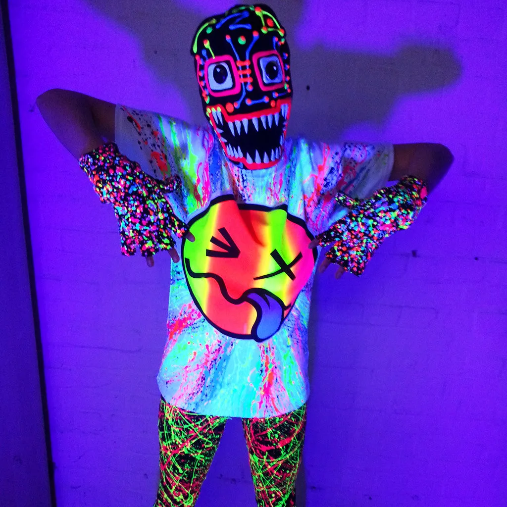 RAINBOW TONGUE T-SHIRT WHITE