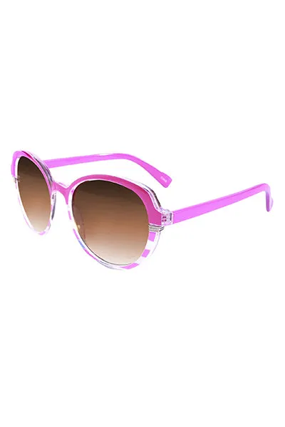 Retro Striped Sunglasses