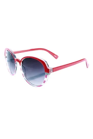 Retro Striped Sunglasses