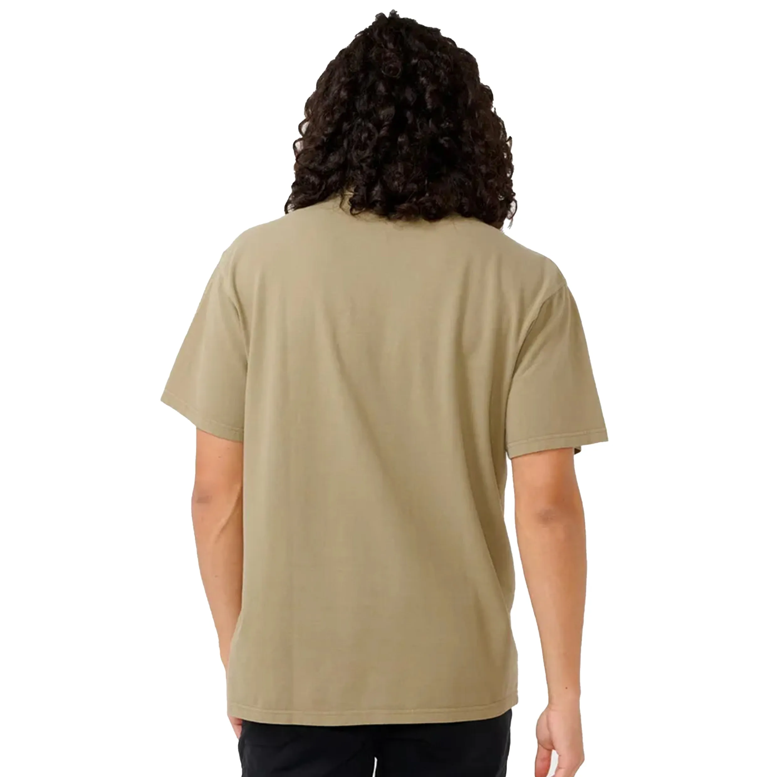 RIP CURL MENS FADE OUT POLO SHIRT WASHED MOSS