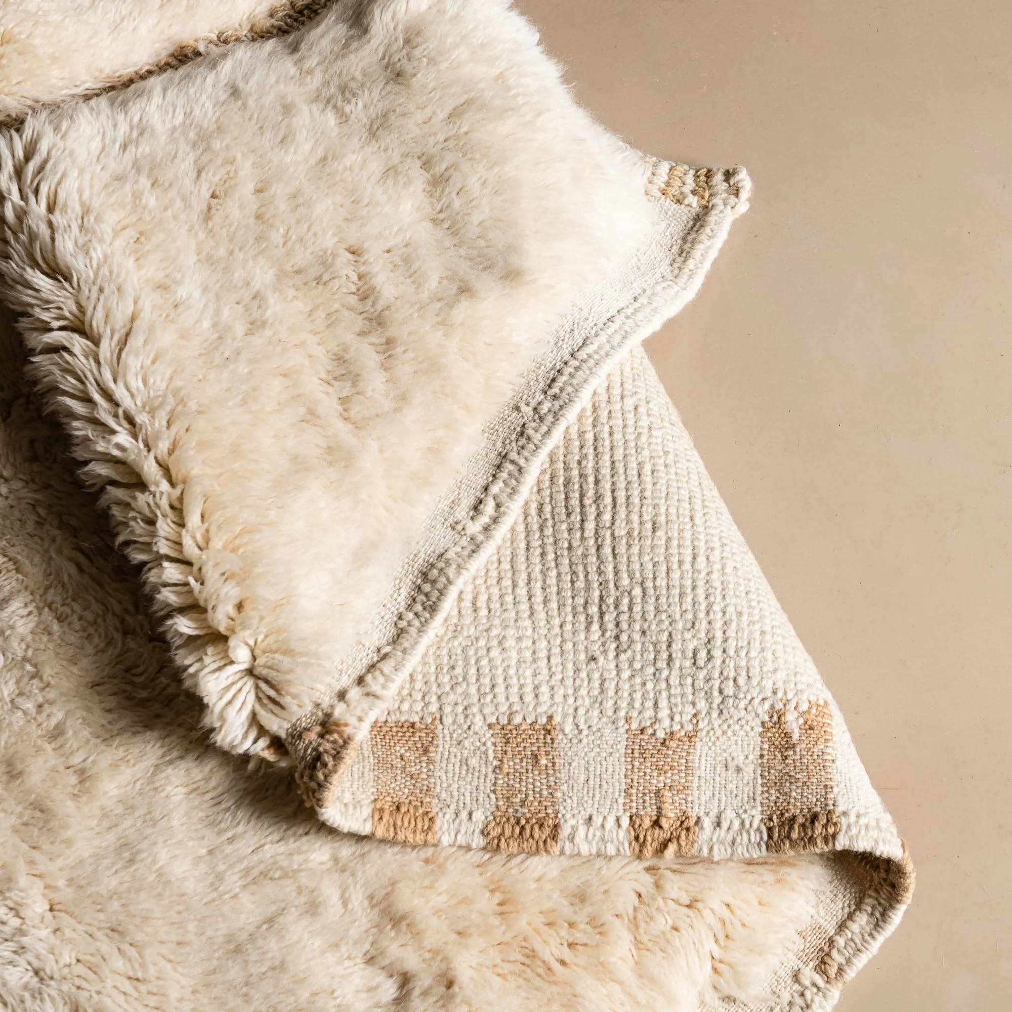 Rivers Intersection - Luxury Shag Moroccan Rug