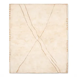 Rivers Intersection - Luxury Shag Moroccan Rug