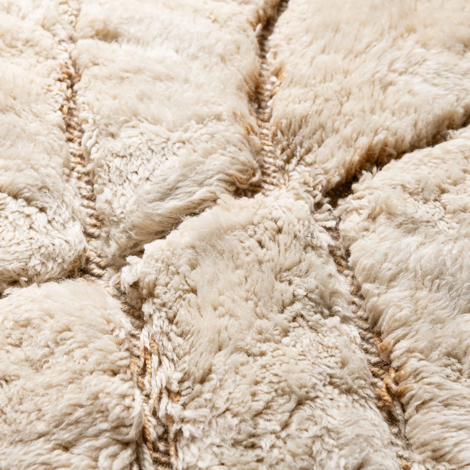 Rivers Intersection - Luxury Shag Moroccan Rug